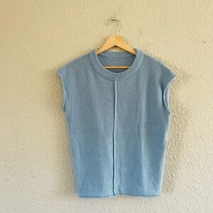 Amazon Women's Blue Sweater Vest